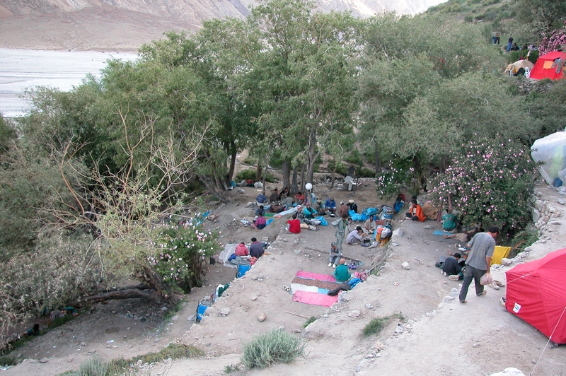 Porter's area in Paiju -- last camp stop before the Baltoro Glacier -- last place with wood
