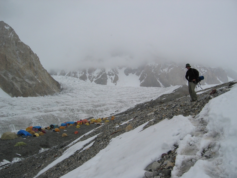 Hans has arrived in GI/GII Base Camp