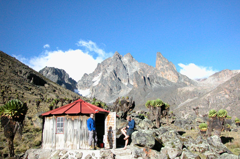 Batian and Nelion on Mount Kenya