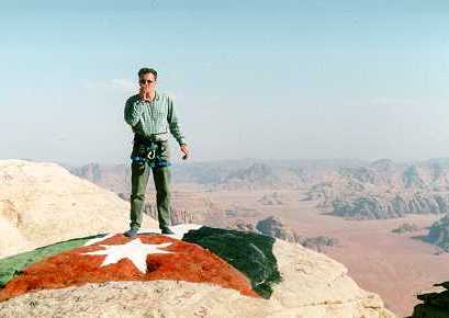 On the top of Jebel Rum