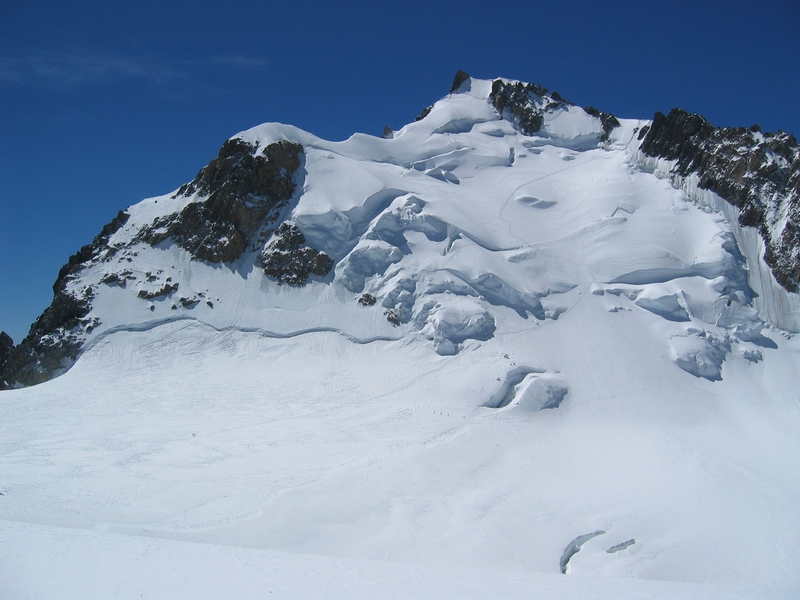 The Monc Blanc route over Maudit is now a 